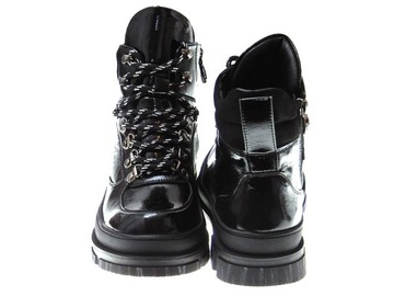 БОТИНКИ-ТРАП D19-7693-2 Черные, размер 36