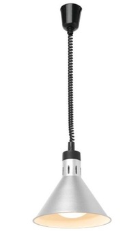Lampa do podgrzewania potraw wisząca kolor srebrny