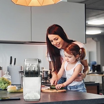 KRUSZARKA DO LODU TWORZYWO /STAL MANUALNA RĘCZNA -CZARNY