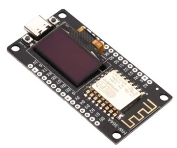 Микрокомпьютер ESP8266 с OLED-дисплеем 0,96 дюйма, CH340, 30-контактный разъем, Arduino, Wi-Fi, IoT, USB-C / 0267