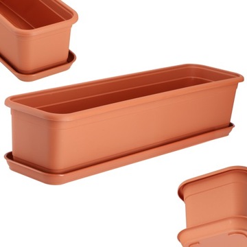 ПОДСТАВКА ДЛЯ ТЕРРАКОТОВОГО ЦВЕТОЧНОГО ГОРШКА ДЛИНОЙ 60 СМ