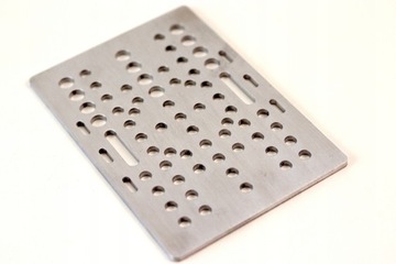 PŁYTA PŁYTKA MONTAŻOWA DO WÓZKA V-SLOT UNIWERSALNA 127x88x3mm srebrna 1 szt