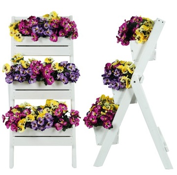 ЦВЕТОЧНАЯ ЧАША ЦВЕТОЧНЫЙ ГОРШОК 3x40см HERBAR ЛЕСТНИЦА ЦВЕТОЧНАЯ ПОДСТАВКА САД ТЕРРАСА БАЛКОН