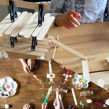 600 ШТ. ДЕРЕВЯННЫЕ ПАЛОЧКИ ДЛЯ МОРОЖЕНОГО, КРЕАТИВНЫЕ ДЛЯ ДОМАШНЕГО ДЕСЕРТНОГО МОРОЖЕНОГО