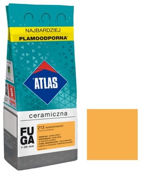 ATLAS FUGA CERAMICZNA 1-20MM 213 MANDARYNKOWY 2KG