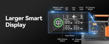 Аварийная электростанция Energy Bank FlashFish J1000Plus 1000 Вт 932 Втч