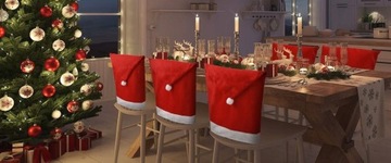 РОЖДЕСТВЕНСКИЙ ПОКРЫТИЕ НА КРЕСЛО САНТА, 4 ШТ.