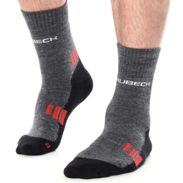 Skarpety trekkingowe Light Brubeck Wełna Merino M