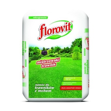 Nawóz Do Trawników Z Mchem Mistrzowski Trawnik 25kg Florovit