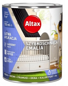 ALTAX EMALIA SZYBKOSCHNĄCA BIAŁY PÓŁMAT 0.75L