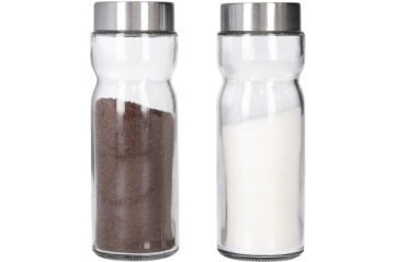 ПРИПРАВА «СОЛЬ И ПЕРЦ ИГРА», классический набор из стекла и стали