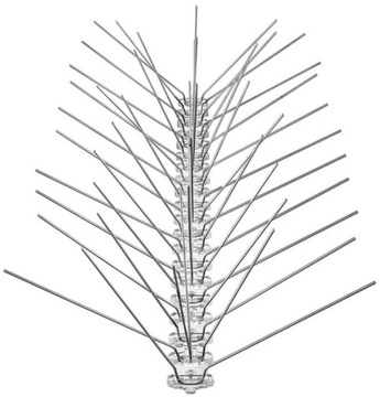 BARDZO SZEROKIE KOLCE NA PTAKI I GOŁĘBIE DŁ.50cm SZER. OCHRONY DO 25cm