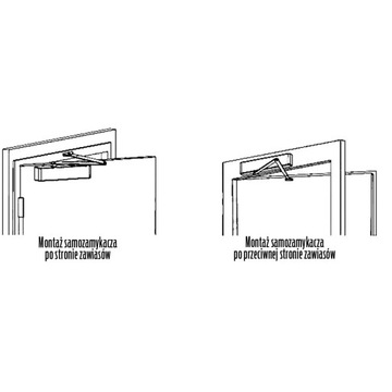 ДВЕРНОЙ ДОВОДЧИК 80 кг LOB ASSA ABLOY DC120
