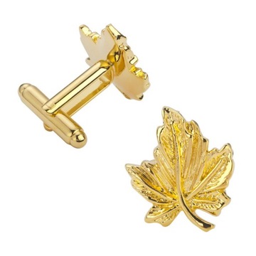Запонки с узором MAPLE LEAF