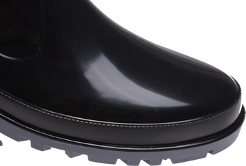 POLSKIE KALOSZE GUMOWCE DAMSKIE GR.SPÓD czarny 38