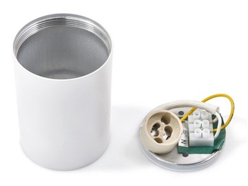 ГАЛОГЕННАЯ СВЕТОДИОДНАЯ АКВА КРУГЛАЯ НАКЛАДНАЯ ЛАМПА, БЕЛАЯ IP65