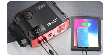 ЗАПУСК АВТОМОБИЛЯ JUMP STARTER POWERBANK 4IN1