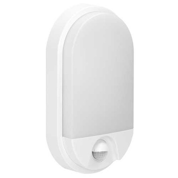 Oprawa ogrodowa LED biała z czujnikiem ruchu 10W IP54 AD-OP-6110WLPMR4 ORNO