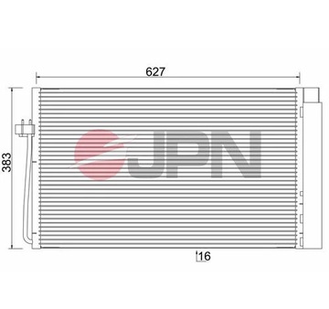 60C9086-JPN/JPN CHLADIČ KLIMATIZACE JPN