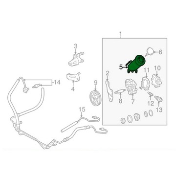 NÁDRŽ OLEJE SERVA LEXUS GS 300 1993- IS I 2001- 44306-24080