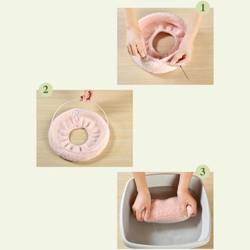 Подушка на сиденье для унитаза в ванной. Моющийся мягкий коврик.