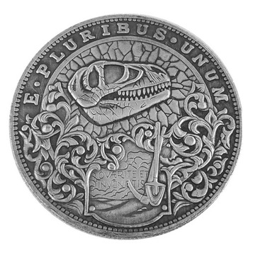 MONETY KOŚCI MONETY DINOZAUR