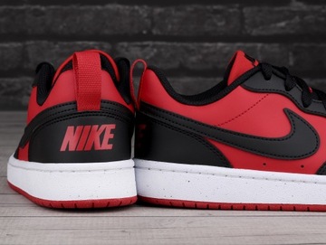 Buty sportowe Nike COURT BOROUGH LOW RECRAFT BLACK RED