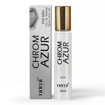 TRWAŁE FRANCUSKIE PERFUMY MĘSKIE NOMI PERFUMETKI PERFUMETKA CHROM AZUR 33ML