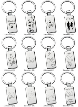 Элегантный брелок для ключей с персонализацией 03