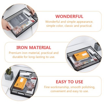 ORGANIZATOR TACKI Z METALOWYM KOSZYKIEM NA TECZKI