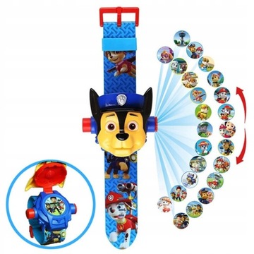 ЧАСЫ PAW PATROL CHASE С ПРОЕКТОРОМ 3D ФИГУРКА
