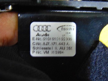 ЗАМОК КРЫШИ ЛЕВЫЙ AUDI TT 8J КАБРИОЛЕТ 8J7871443A