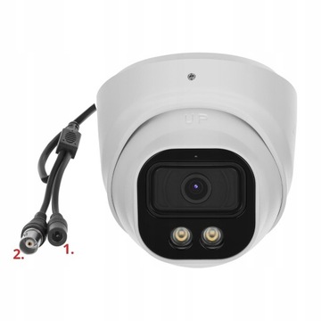 KAMERA ANALOGOWA 8MPX 4K KOPUŁKOWA ZEWNĘTRZNA DOŚWIETLENIE DUAL LED DVS