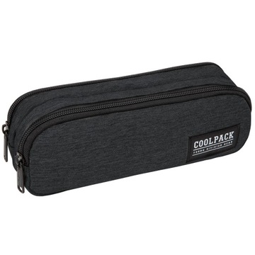 ШКОЛЬНАЯ ПЕНАЛЛА С ДВА ОТДЕЛЕНИЯ, COOLPACK CLIO СНЕЖНО-ЧЕРНЫЙ