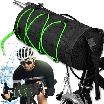 SAKWA ROWEROWA TORBA NA KIEROWNICĘ RAMĘ RAMIĘ SASZETKA WODOODPORNA SCHOWEK