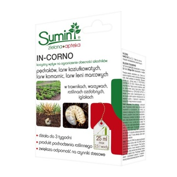 IN-CORNO ogranicza obecność pędraków w glebie 25ml