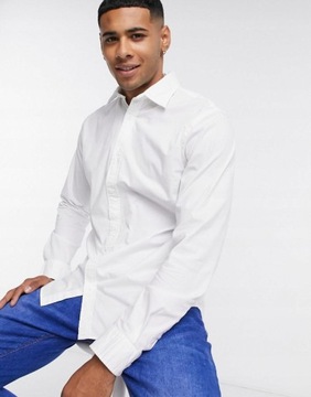 JACK JONES БЕЛАЯ ЭЛЕГАНТНАЯ МУЖСКАЯ РУБАШКА S 1AAA JACK JONES