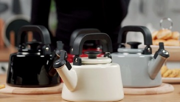 FORCHETTO Czajnik EMALIOWANY Moderno 2,1L CZERWONY