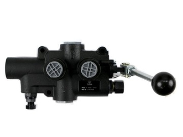 Rozdzielacz hydrauliczny 1-sekcyjny 80L do łuparek (sprężyna i zatrzask z o
