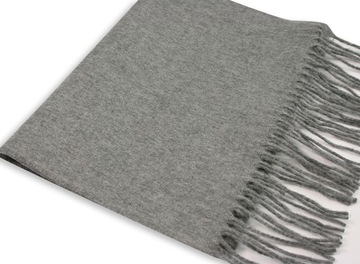 Серый мужской мягкий шарф V.Fraas (Кашминк)