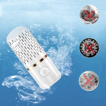 МОЕЧНАЯ МАШИНА ДЛЯ ФРУКТОВ И ОВОЩЕЙ/РЫБЫ, ОЧИСТИТЕЛЬ ПИЩЕВЫХ USB ОЗОНАТОРОВ, 4 Ач