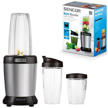 Nutri Blender Tritan Sencor SNB4302SS 6 NOŻY 1000W