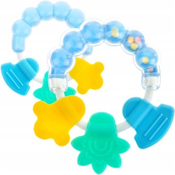 AKUKU GRZECHOTKA GRYZAK Z WYPUSTKAMI WIELOKOLOROWA