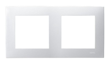 SZAFIR Ramka podwójna dwukrotna BIAŁY R-2Z/00