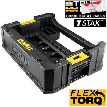 ORGANIZER BITÓW DEWALT TSTAK TOUGHCASE+ PREMIUM SKRZYNIA DT70716