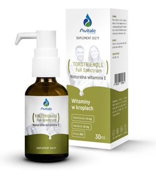 TOKOTRIENOLE i TOKOFEROL w kroplach Czysty skład