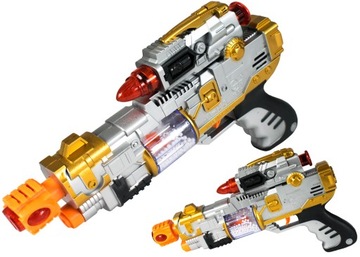 PISTOLET LASEROWY ŚWIATŁO DŹWIĘK EFEKTY