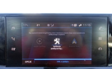 Peugeot 2008 II SUV 1.2 PureTech 100KM 2020 Peugeot 2008 1.2 101KM Bezwypadkowy Full LED Navi Kamera cofania Android, zdjęcie 19