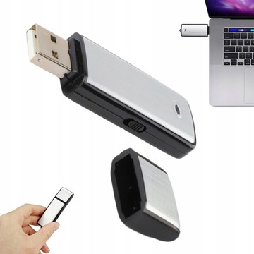 DYKTAFON SZPIEGOWSKI MINI PODSŁUCH PENDRIVE USB