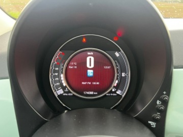 Fiat 500 II Seria 4 1.2 69KM 2016 Fiat 500 Fiat 500 1.2 8V 69KM Lounge 1-Wlasciciel 1.2 Benzyna 69KM, zdjęcie 17